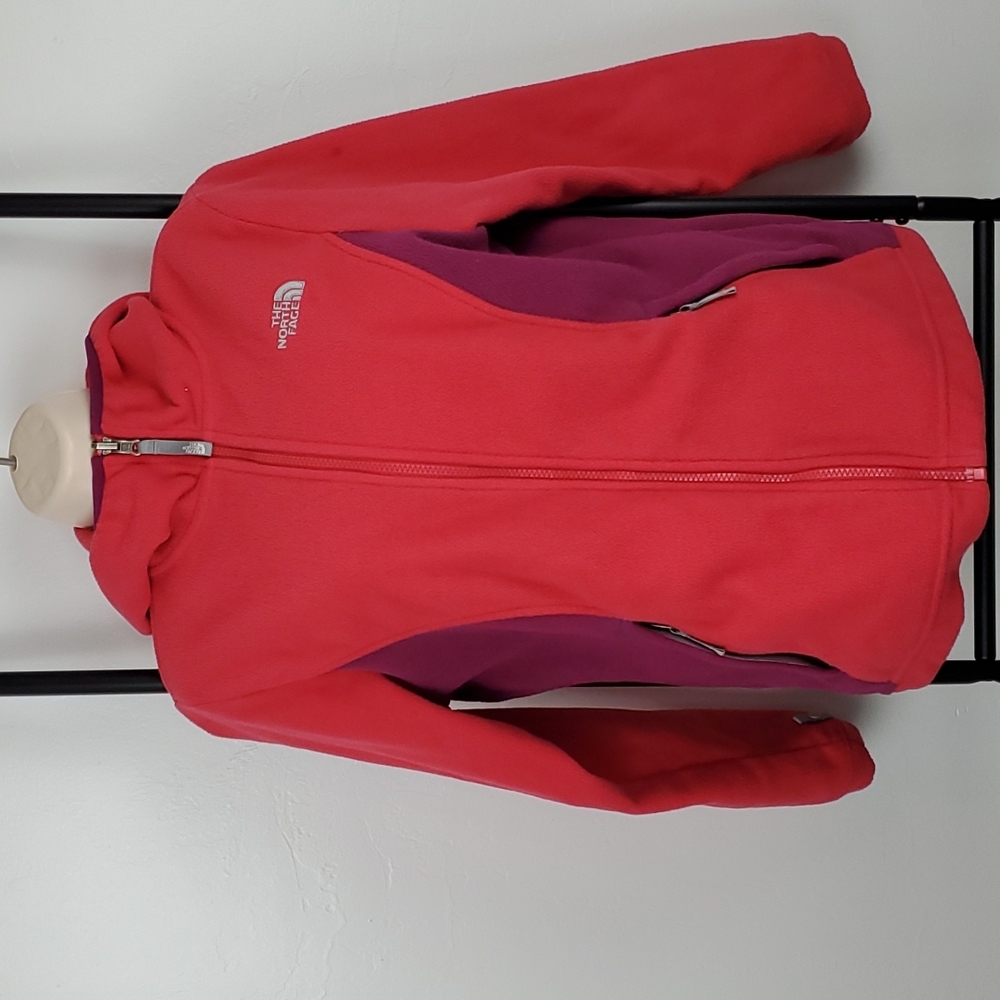 The North Face girl jacket full zipper hoodie size XL
